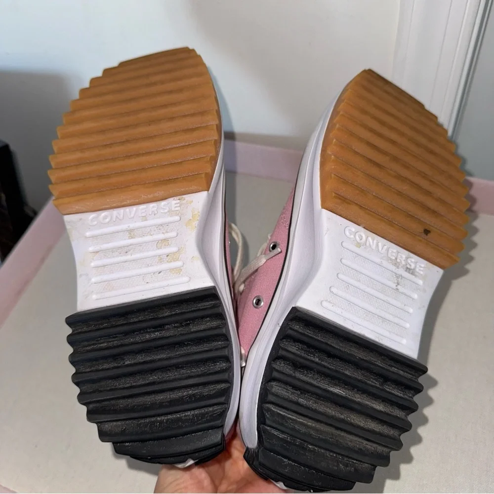 Converse Women's Run Star Hike High Top Sneakers Lotus Pink 8.5 - Picture 9 of 9